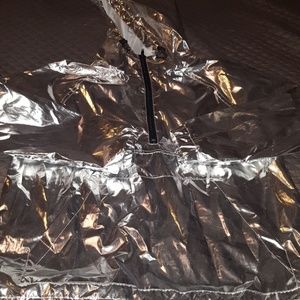 Forever 21 Silver Pullover Jacket